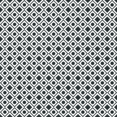 Abstract seamless geometric vector pattern. Squares and circles.