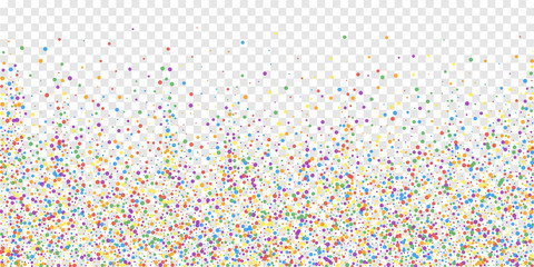 Festive confetti. Celebration stars. Rainbow confe