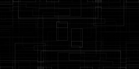 Futuristic grid line on black for digital technology background wallpapers and advertising banner.