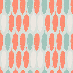 Trendy Tropical Vector Seamless Pattern. Fine Summer Textile. Monstera Feather Dandelion Banana Leaves 