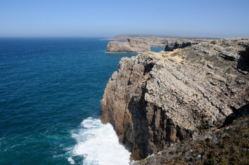 Gischt am Cabo de São Vicente