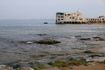 Obraz premium View on the superb beach of La Marsa in Tunisia
