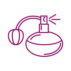 bottle spray, line style icon