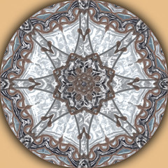 3d effect - abstract octagonal circle graphic