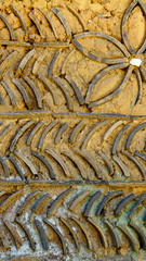 Traditional Design of a mud-plastered wall in Korean Traditional Buildings