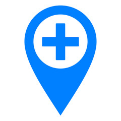 Plus und Kartenmarkierung