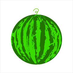 Fresh and juicy whole watermelon