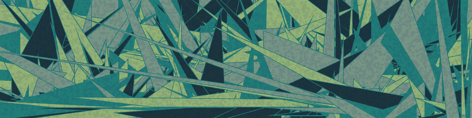 Abstract Random Color Poligones Generative Art background illustration