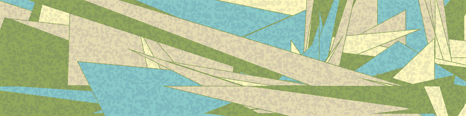 Obraz premium Abstract Random Color Poligones Generative Art background illustration