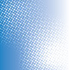 Blue Blurred Background With Halftone Effect 