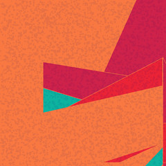 Obraz premium Abstract Random Color Poligones Generative Art background illustration