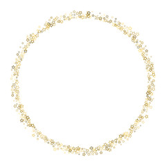 Glitter Stars. Luxury Confetti tiny Gold Christmas