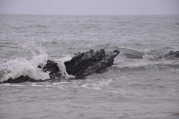 It's photo of Sea waves. I clicked picture when waves hit to rock.