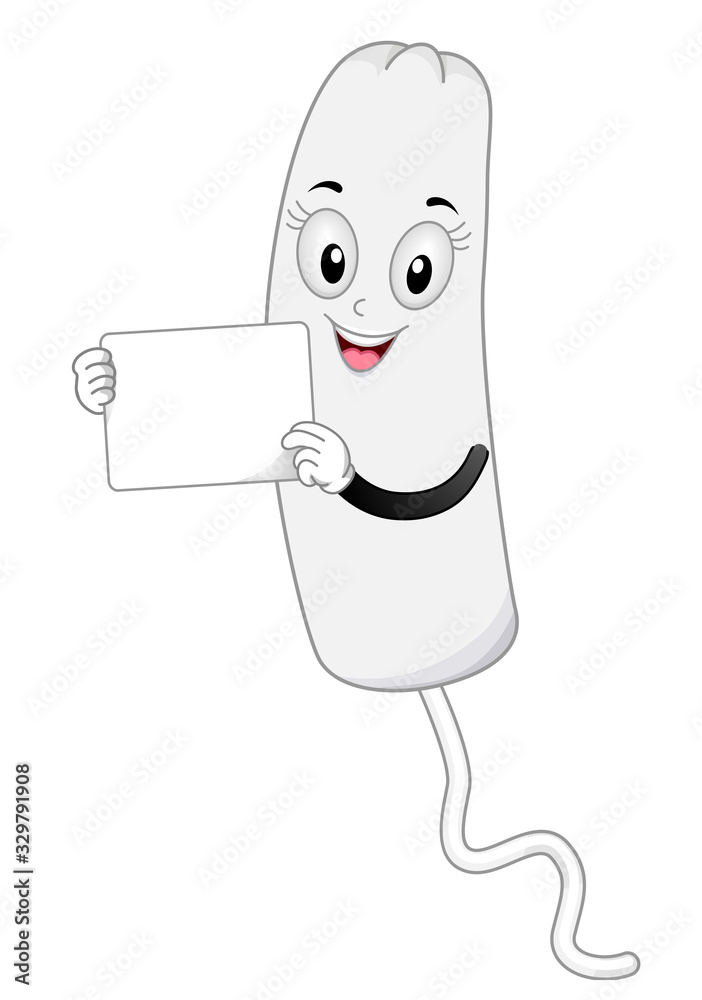 Sticker Mascot Tampon Board Illustration