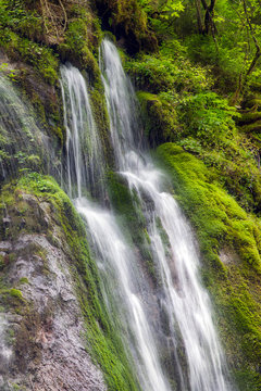 Waterfall in deep forest © mschauer
