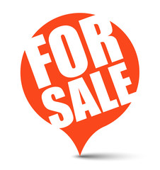 red vector banner for sale