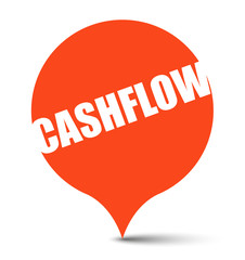 red vector banner cashflow
