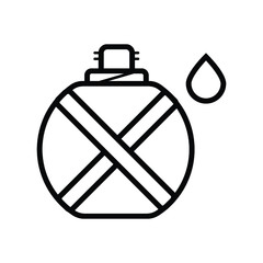 Soldier water can bottle, travel flask