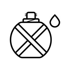 Soldier water can bottle, travel flask