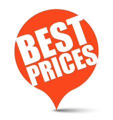 red vector banner best prices