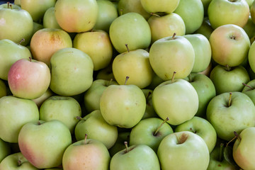 fresh green apples