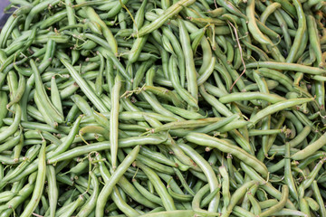 green beans in the market