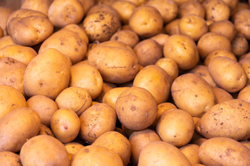 potatoes on the market
