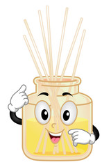 Mascot Essential Oil Diffuser Illustration
