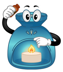 Mascot Essential Oil Heat Diffuser Illustration