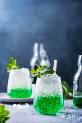 Summer cocktail with mint