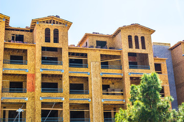 Multi Story Residential Building Under Construction