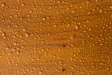 water drops on glass