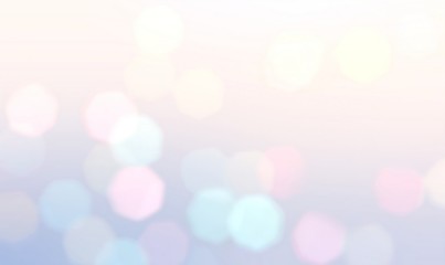 Bokeh pastel abstract texture. White blue pink delicate gradient pattern. Light soft background. Fantasy subtle template. 