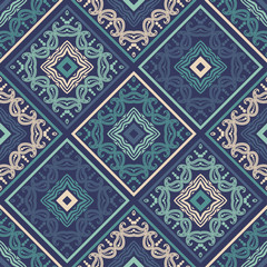 Design with Zebra stripes and Paisley pattern. Seamless background. Tribal motif. Vector illustration for web design or print.