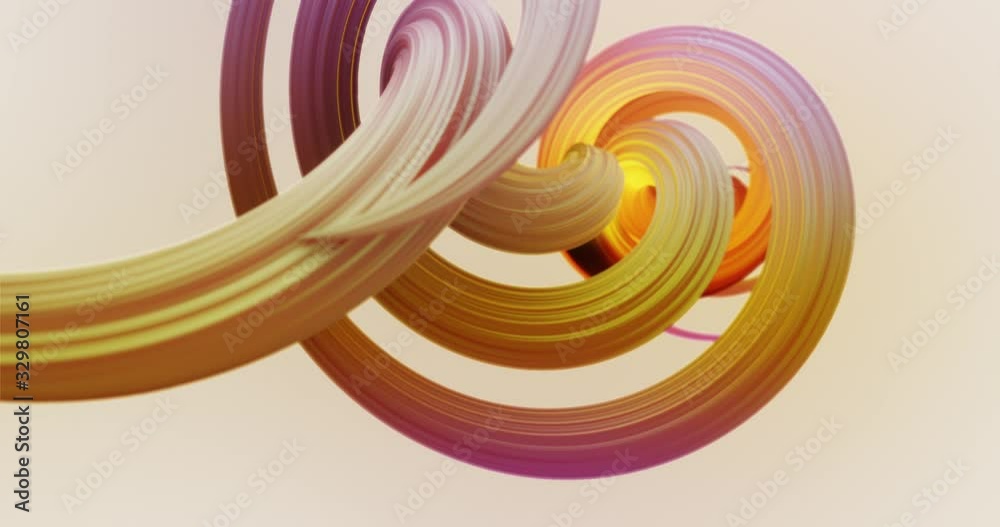 Poster abstract colorful orange and pink pastel swirl, natural curve art background. curved and wavy patter