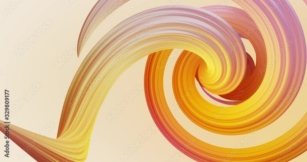 Poster abstract colorful orange and pink pastel swirl, natural curve art background. curved and wavy patter
