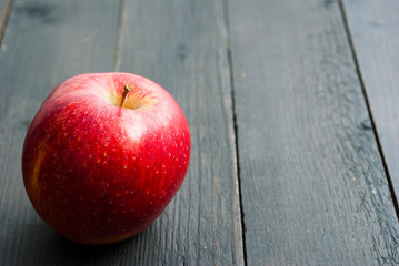 Apple on dark