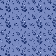 Drawn leaves pattern multicolored wallpaper patterns