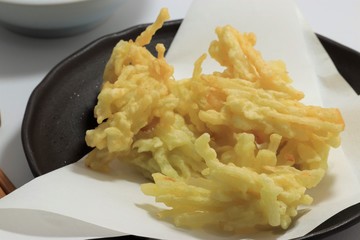  ヤーコンのかき揚げ、天麩羅