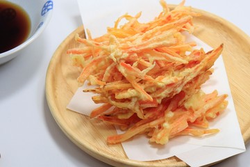 ニンジンのかき揚げ