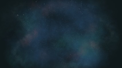 digital painting deep space with star field background