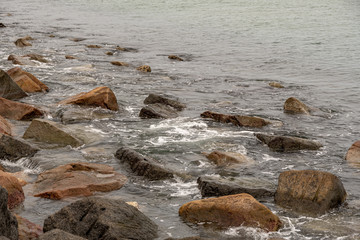 rocks on beach