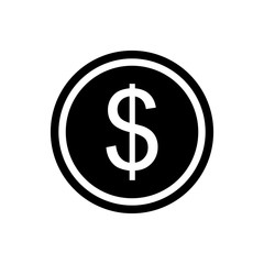 money coin icon collection, trendy style