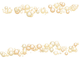 Golden droplet of oil or collagen essence.