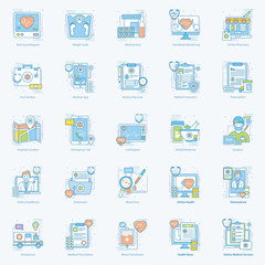  Conceptual Healthcare Flat Icons Pack
