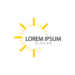 Sun Vector illustration Icon Logo Template design