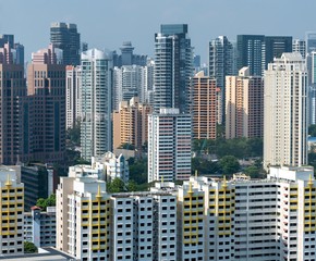 modern buildings in Singapore