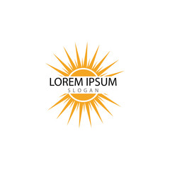 Sun Vector illustration Icon Logo Template design