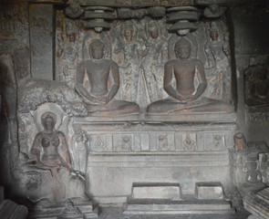 Ellora Jain caves, Maharashtra, India