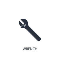 Wrench concept icon.